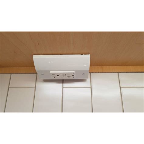 shallow electrical box under cabinet